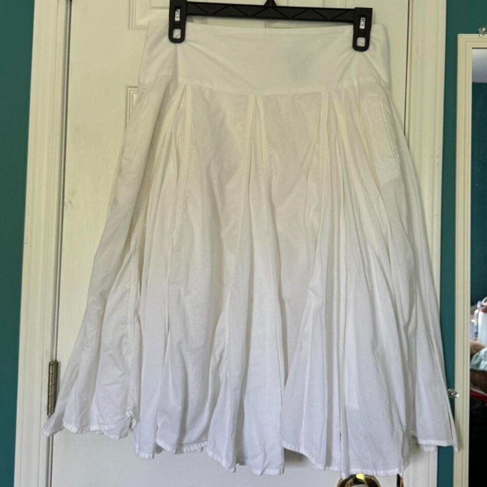 White Midi Skirt